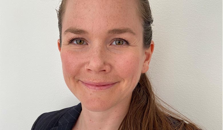 Sofia Sundström på Tink basar för aggregering. Foto: Tink.