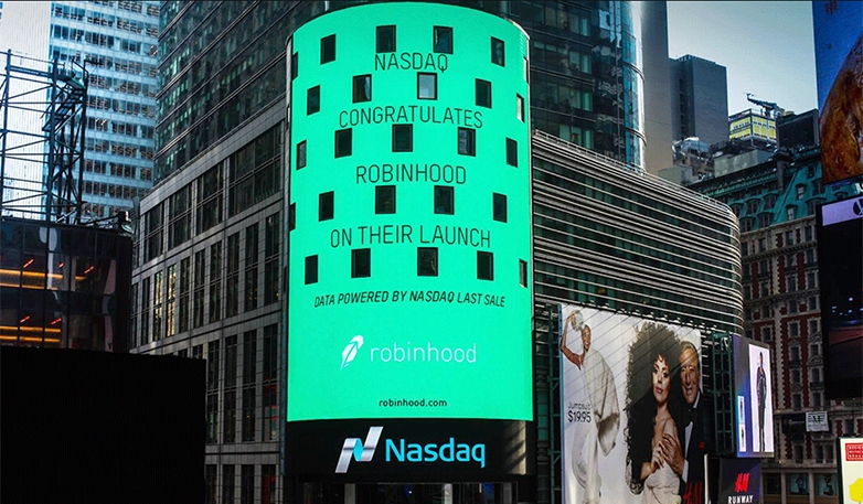 Robinhood, Nasdaq