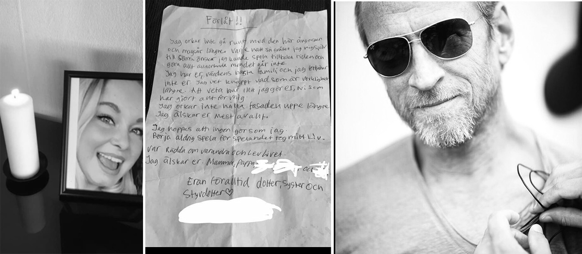 Ebbas sista hälsning – "börja aldrig spela"