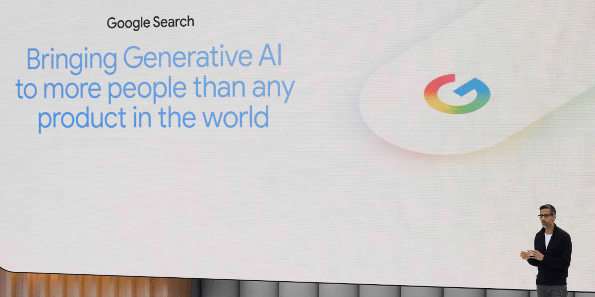 Google tar stora kliv i ai-världen och nu adderar man ai i webbläsaren Chrome. (Foto: Jeff Chiu/AP/TT)
