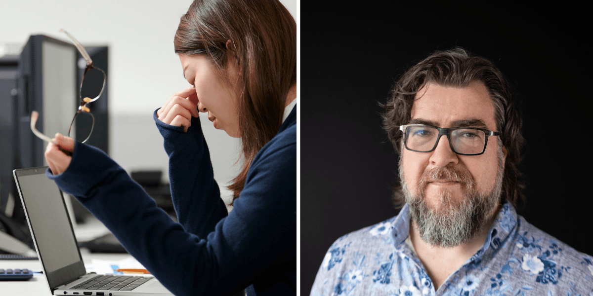 Adrianus Warmenhoven, cybersäkerhetsrådgivare på NordVPN. (Foto: NordVPN och Canva)