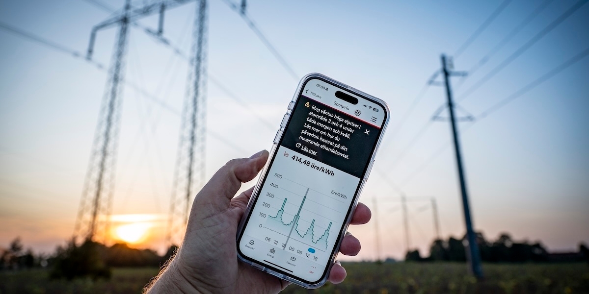 Nya elpriset kommer 1 oktober.