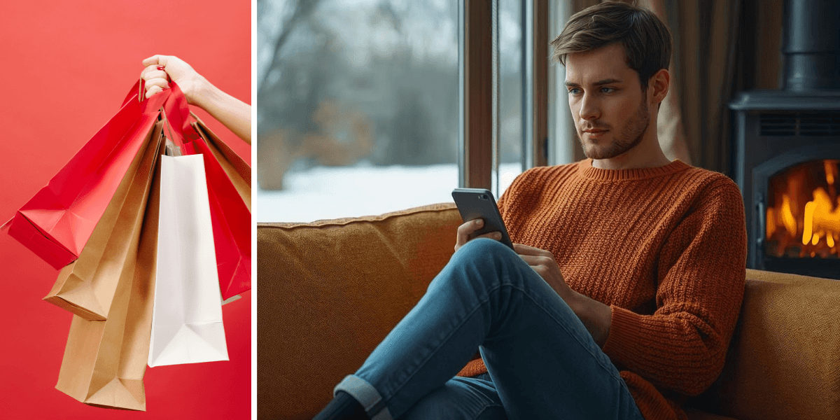 Amerikanerna kommer använda ai rätt mycket för alla shoppingdagar i höst och vinter. (Foto: Canva och Canva AI)