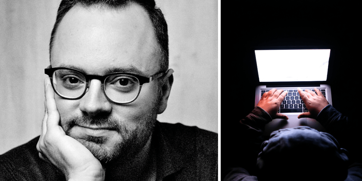 Apples vice president för säkerhetsteknik och arkitektur, Ivan Krstić. (Foto: Canva och Clayton Cubitt)