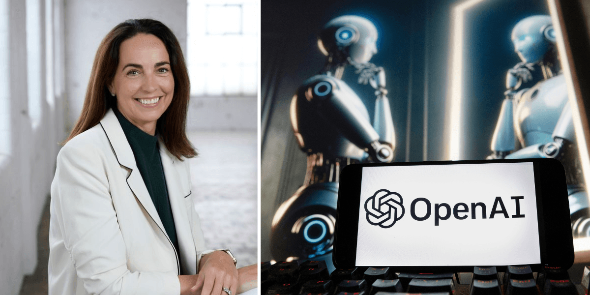 Finanschefen Sarah Friar har enligt uppgiftslämnare nämnt 2027 som ett mål. (Foto: LinkedIn och Michael Dwyer/AP/TT)