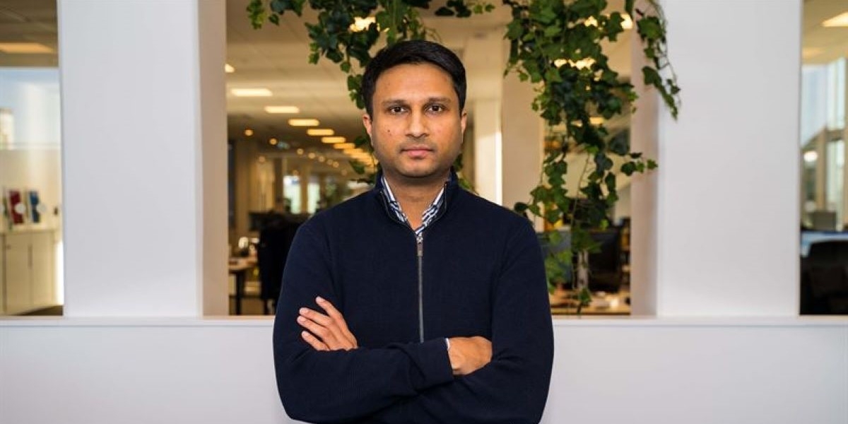 Rishit Jhunjhunwala, vd för Truecaller, får se sin aktie rasa vidare i dag.