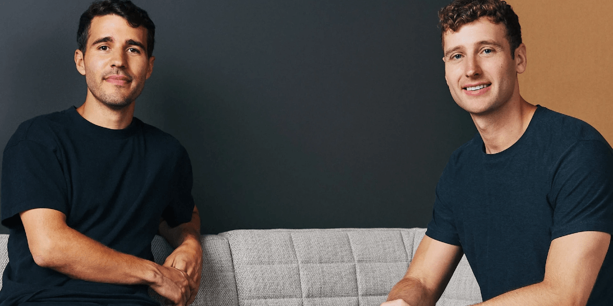 Gabe Pereyra och Winston Weinberg är grundarna av AI-startupen Harvey. (Foto: Pressbild).