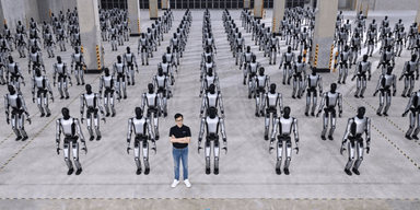 En armé av robotar ska bevaka gränsen mellan Kina och Vietnam. (Foto: UBTech)