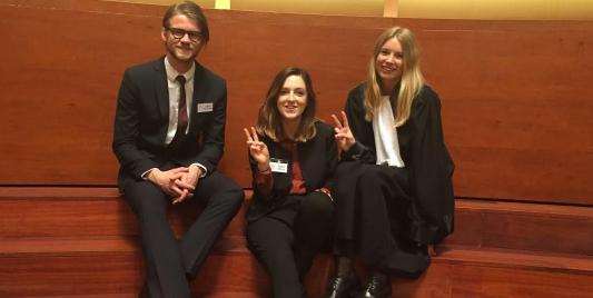 Göteborgslaget 2016: Johan Lindberg, Matilda Lindén och Julia Norén.