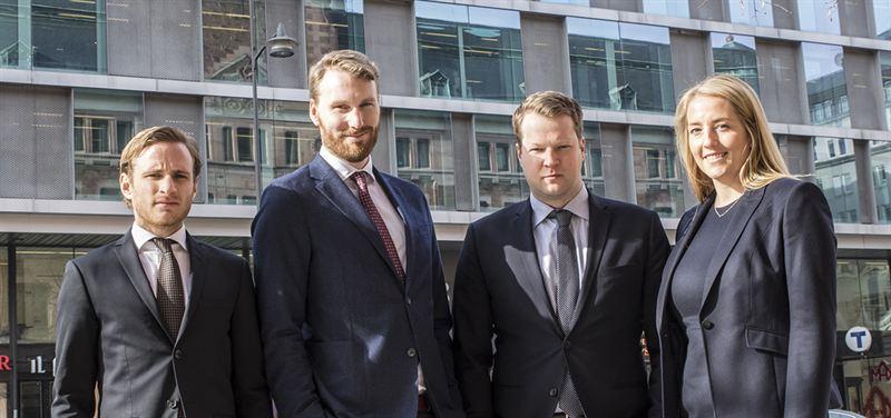 Per Blom, Erik Brändt Öfverholm, Fredrik Elmberg och Ida Cederborg