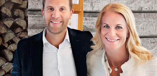 HIQ:s säljschef Charlotte Wettermo och Skandias digitalchef Robin Silfverhielm Skandia.