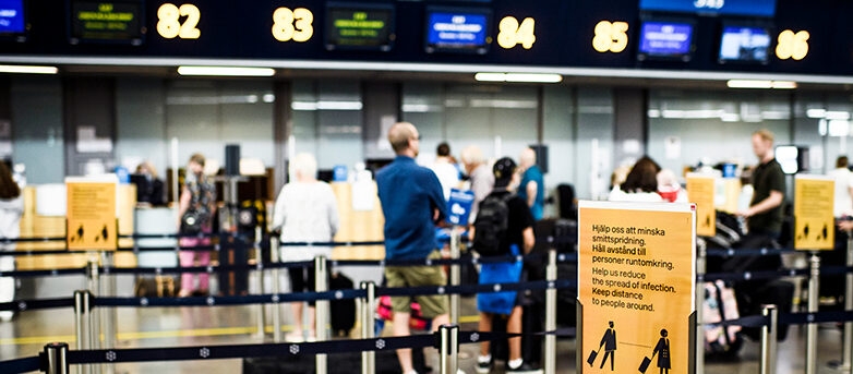 Utrikesresandet närmar sig nivåer från före pandemin