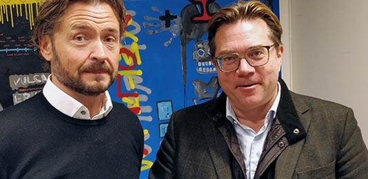 Ulf Eriksson och Christian Svantesson vill få både vanliga privatsparare och professionella investerare att investera i deras whiskyfond, The Single Malt Fund. Foto: Sverker Brundin.