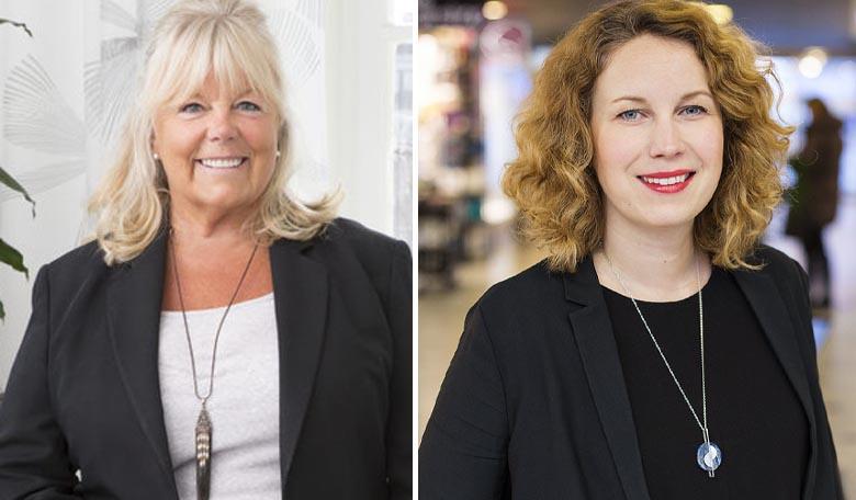 ”Fastighetsbranschen har en vidd av karriärvägar och god ekonomisk och kunskapsmässig utveckling för individer som vill satsa på sitt jobb”, skriver idag Mona Finnström (vänster) samt Anni Carpelan (höger). Foto: Fastigo/Fastighetsägarna.