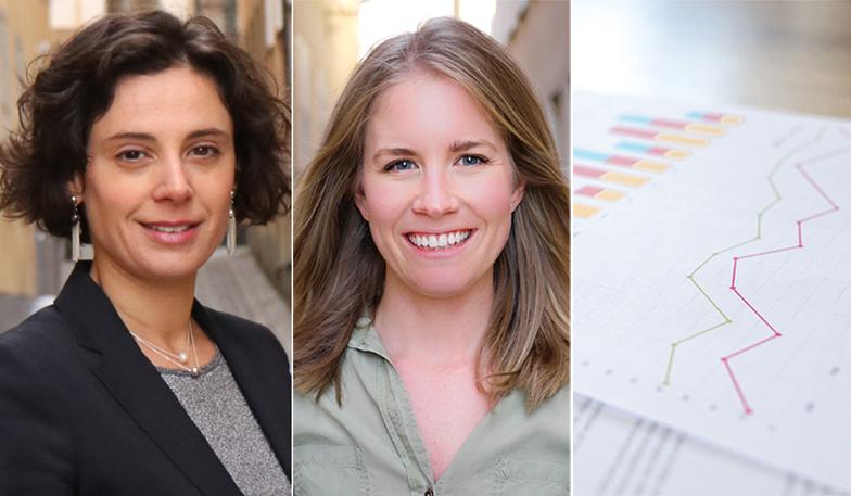 Annachiara Torciano, Head of Sustainability och Annika Stenlund Head of Financial Communication på Prime.