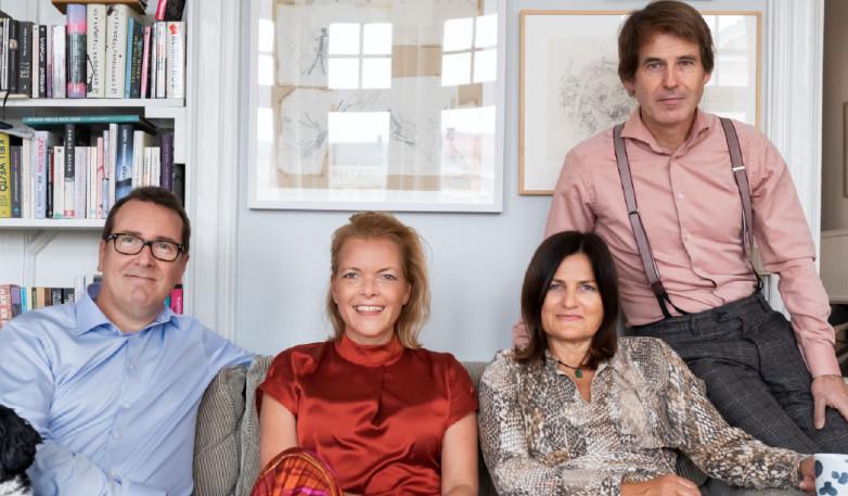 Gofido-grundarna Stefan Mahlstein, Annika Saramies, Gertrud Hack och Claes Hemberg . Foto: Gofido