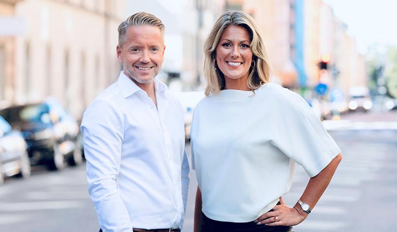 Joakim Bähr och Helena Palmgren, Palmgren & Bähr.