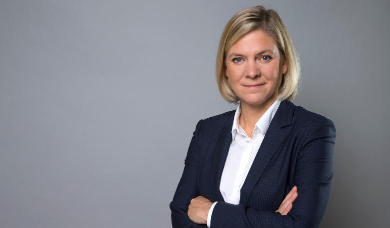 Sveriges finansminister Magdalena Andersson