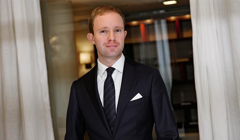 David Olander, advokat/Senior Associate på Hannes Snellman Advokatbyrå.