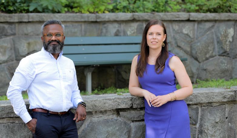 Bala Periasamy, Accenture Security i Sverige & Åse Holmberg, vd, Sentor.