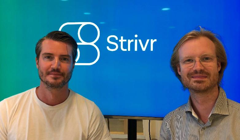 Carl-Fredrik Svensson och Fabian Lindegren, grundare, Strivr