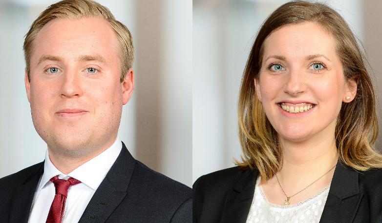 Lena Sylvén och Marcus Kindbom, joint heads för Savills värderingsteam