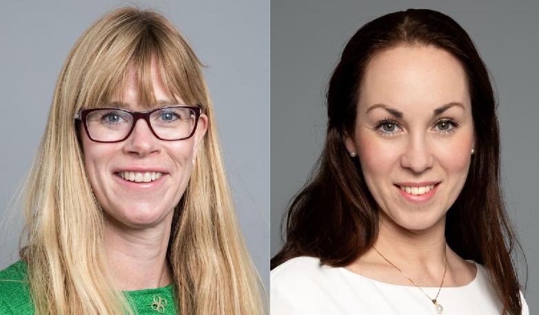 Elisabeth Eklund och Karin Roberts, Delphi. Foto: Delphi