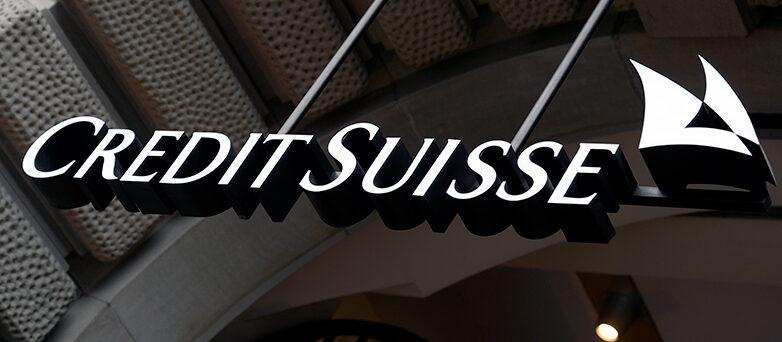Credit Suisse skylt