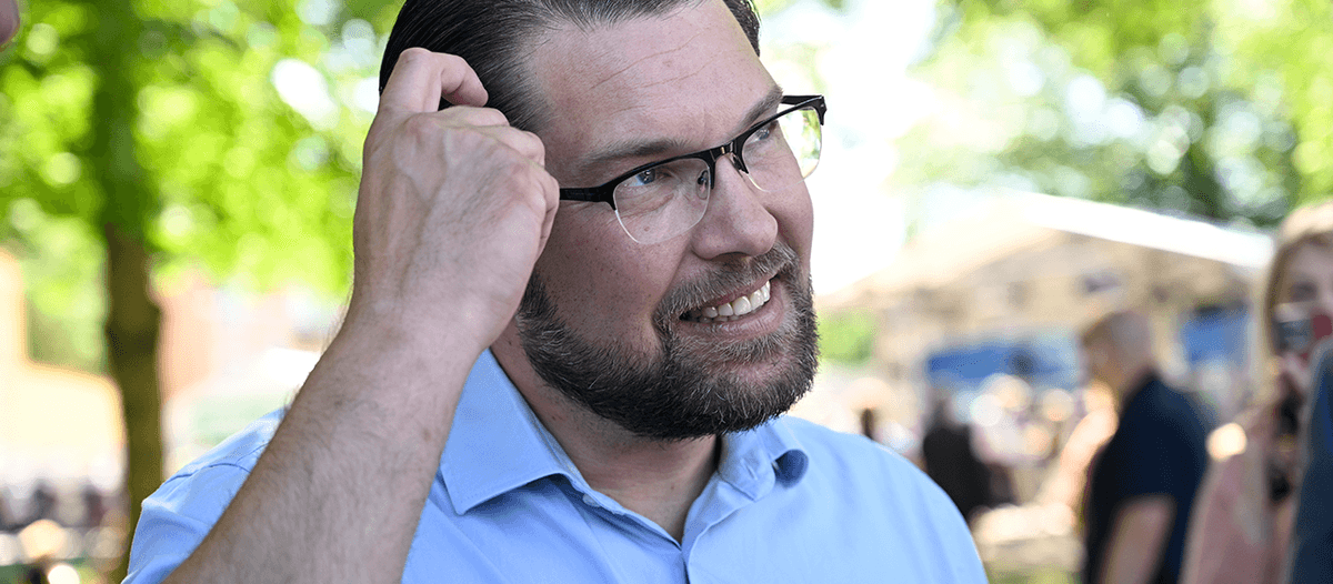 Jimmie Åkesson, partiledare för Sverigedemokraterna