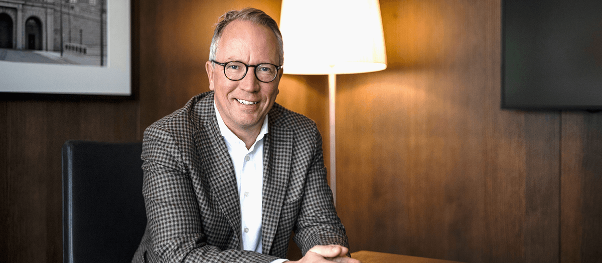 Joakim Arvius, vd för det sammanslagna Colliers–Pangea.