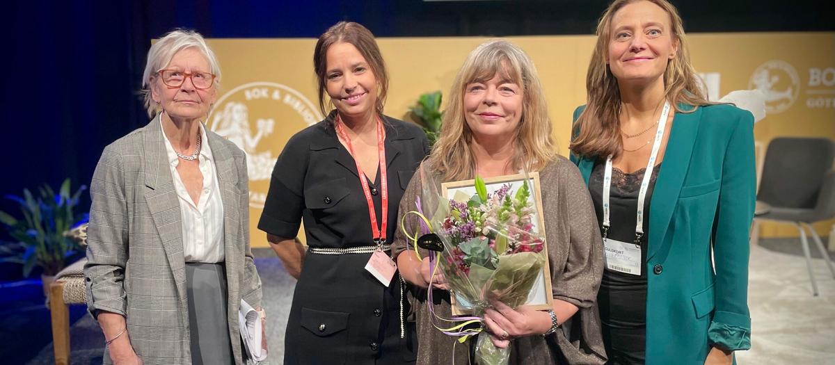 Under fredagen tog Realtids chefredaktör Camilla Jonsson emot Mommapriset 2022. Priset får hon för att hon vägrade att vika ner sig efter granskningen av solcellsföretaget EEW.