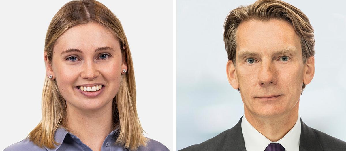 Elin Jakobsson, biträdande jurist, och Mattias Hedwall, advokat och partner, Baker McKenzie.