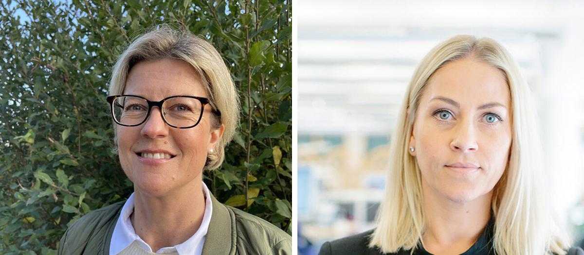 Susanna Svartz, chef företagsmarknad Sverige och Charlotte Wilson, Head of Debt Capital Markets Loan Origination.