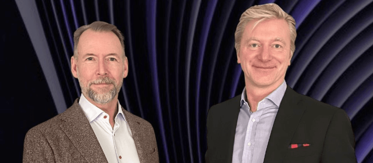 Dreamworks vd Mats Kullenberg och Pion Groups koncernchef Jan Bengtsson.