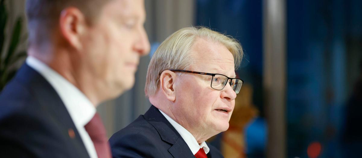 Anders Ygeman (S) och Peter Hultqvist (S) håller en pressträff med anledning av granskning och ny KU-anmälan. Foto: Christine Olsson/TT