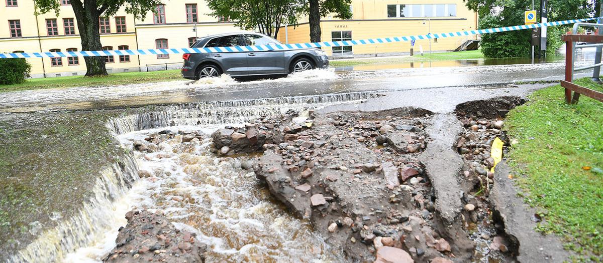 Gävle var den mest drabbade kommunen vad gäller naturorsakade försäkringsskador under 2021. Foto: TT