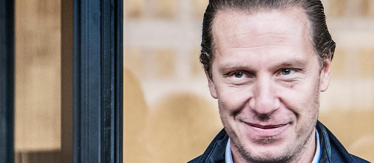 Oscar Engelbert, vd för Oscar Properties, vid invigningen av "Norra tornen", vid Torsplan 2018. Foto: Tomas Oneborg / SvD / TT