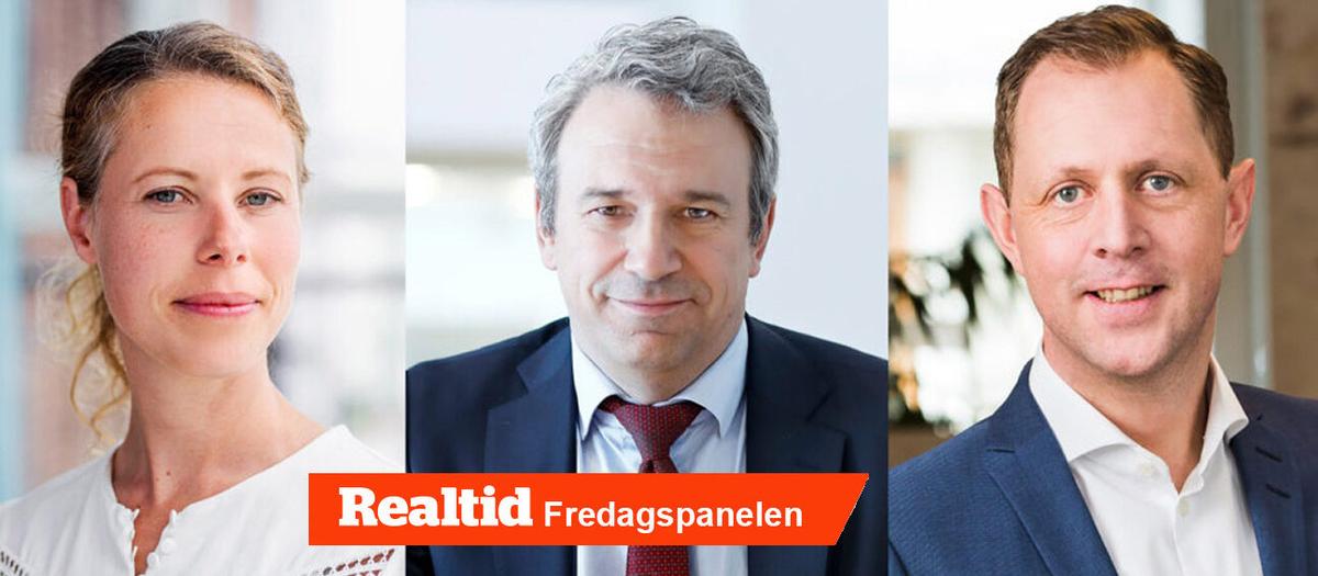 Veckans panel består av Emma Borgström, Head of Sales på E.ON (Foto: Erika Weiland, Apelöga), Branislav Slavic, chef Vattenfall Försäljning i Norden (Foto: Jeanette Hägglund) och Johan Sigvardsson, elmarknadsanalytiker på Bixia. (Foto: Bixia).