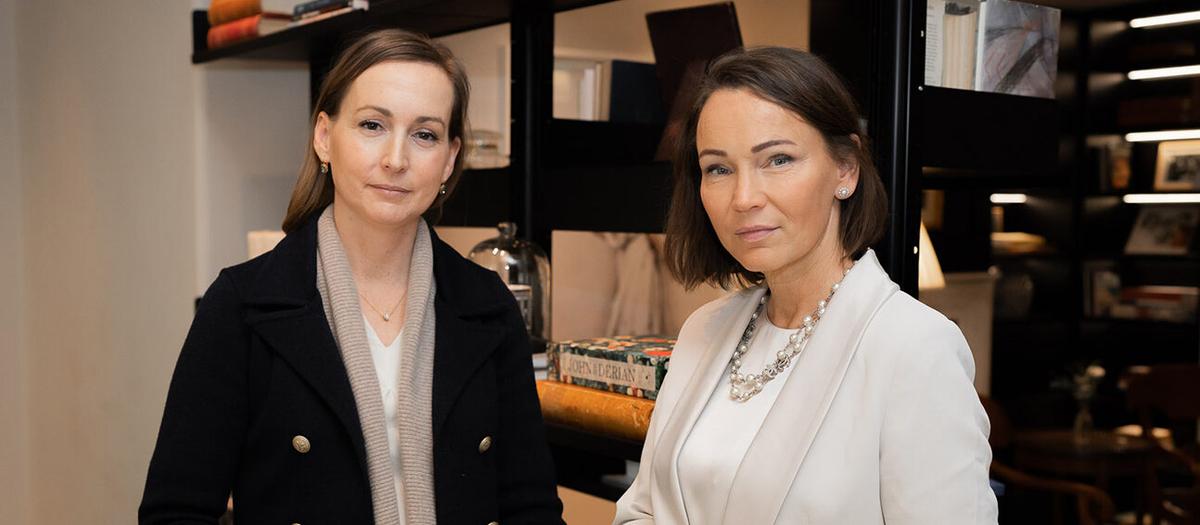 "Nu utökar vi teamet och arbetar med att nå ut med lösningen på bredare front", säger Julia Haglind, vd för North House. Ann Grevelius, till höger, är med som investerare. Foto: Marilia Bognandi