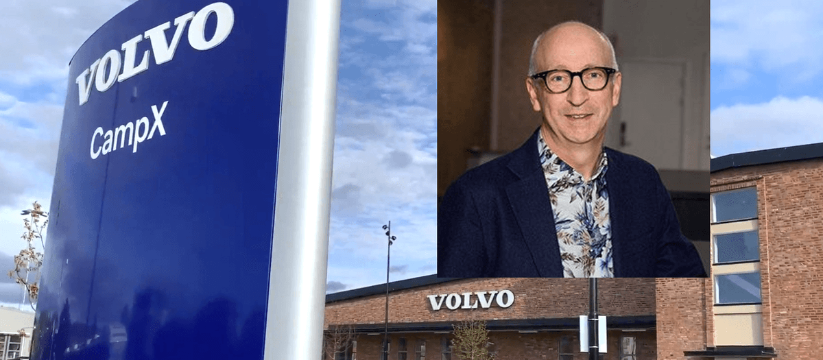 Lars Stenqvist, CTO för Volvokoncerne, gläds åt satsningen på ytterligare ett CampX by Volvo. Foto: Anders Frick