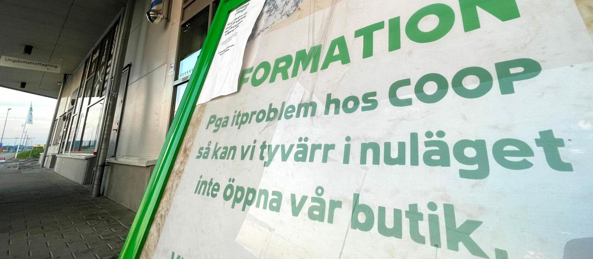 Betalproblem på Coop. Arkivbild: Anders Frick