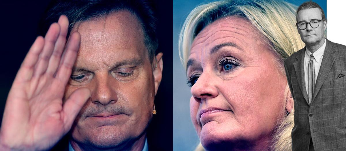 Jens Henriksson, Swedbank och Carina Åkerström, Handelsbanken.