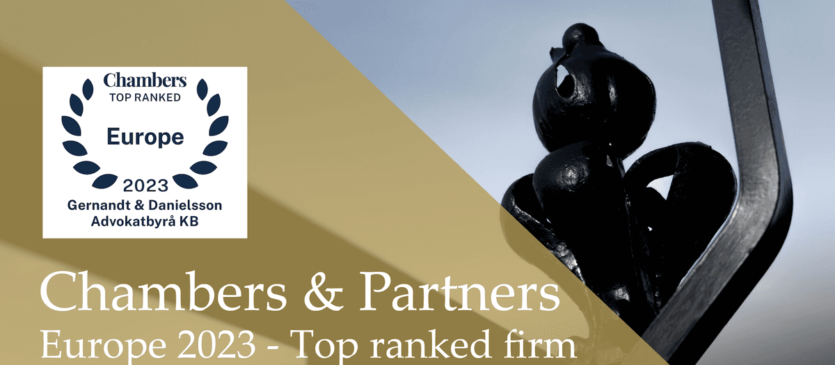 Gernandt & Danielsson topprankas av Chambers & Partners