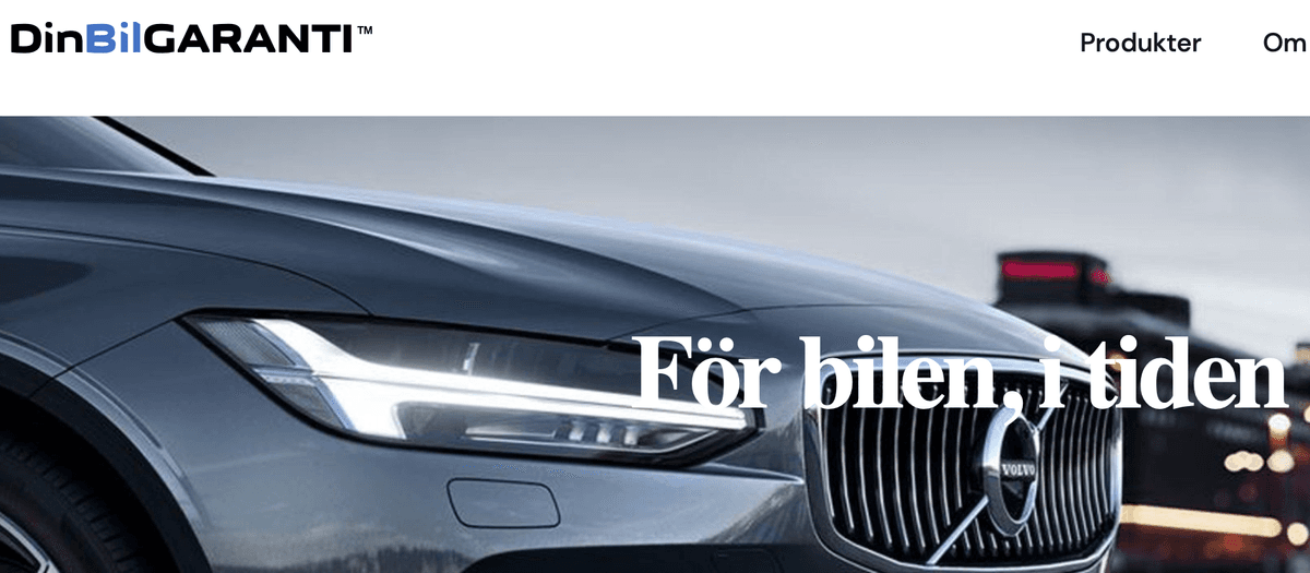 Konsumentverket varnar för företaget DinBilGaranti