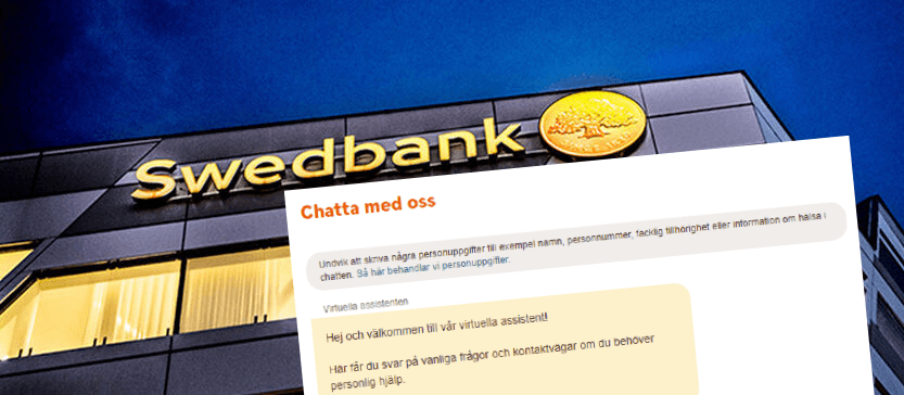 Swedbank skrotar meddelandetjänst – satsar istället på virtuell assistent