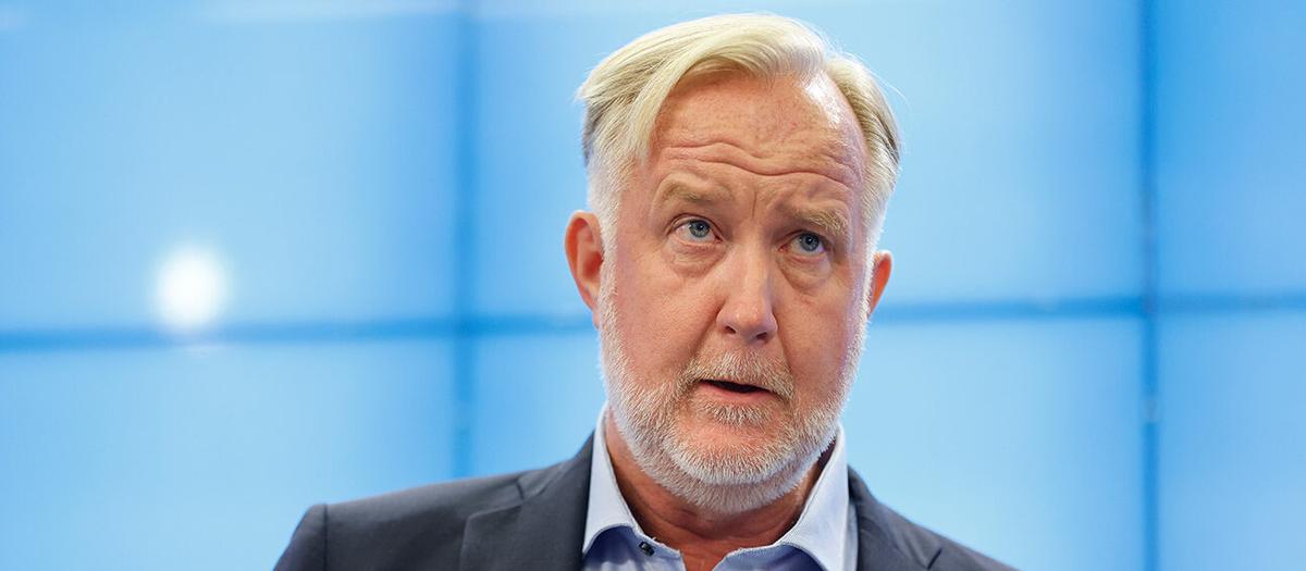 Johan Pehrson, partiledare för Liberalerna. Foto: TT