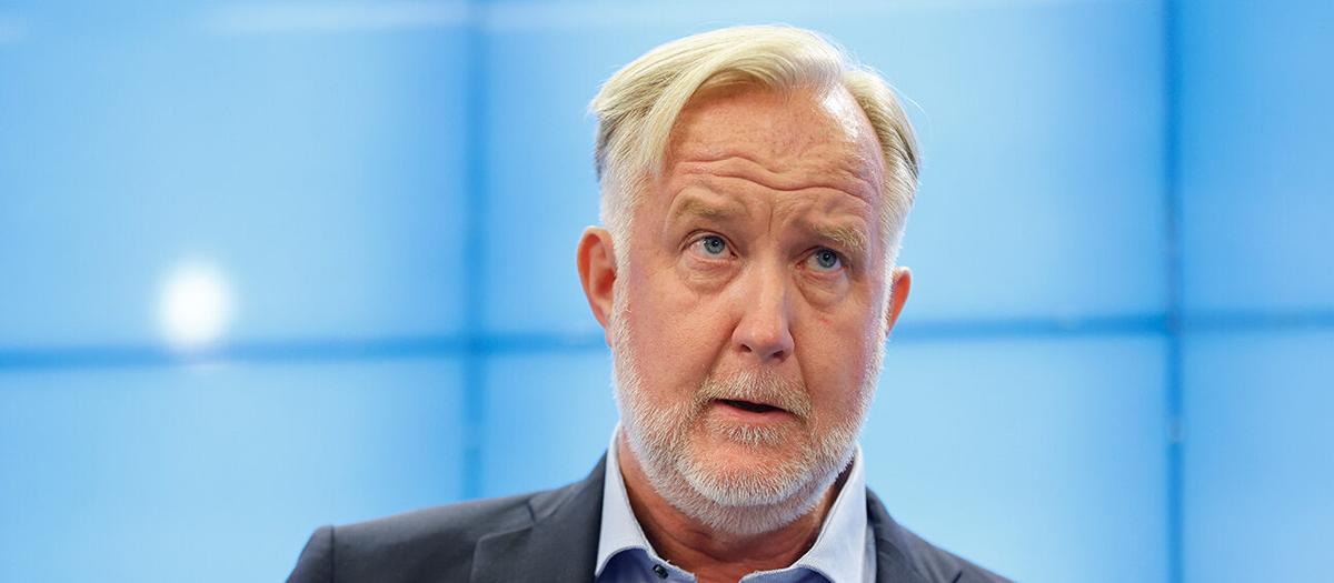 Johan Pehrson, partiledare för Liberalerna. Foto: TT