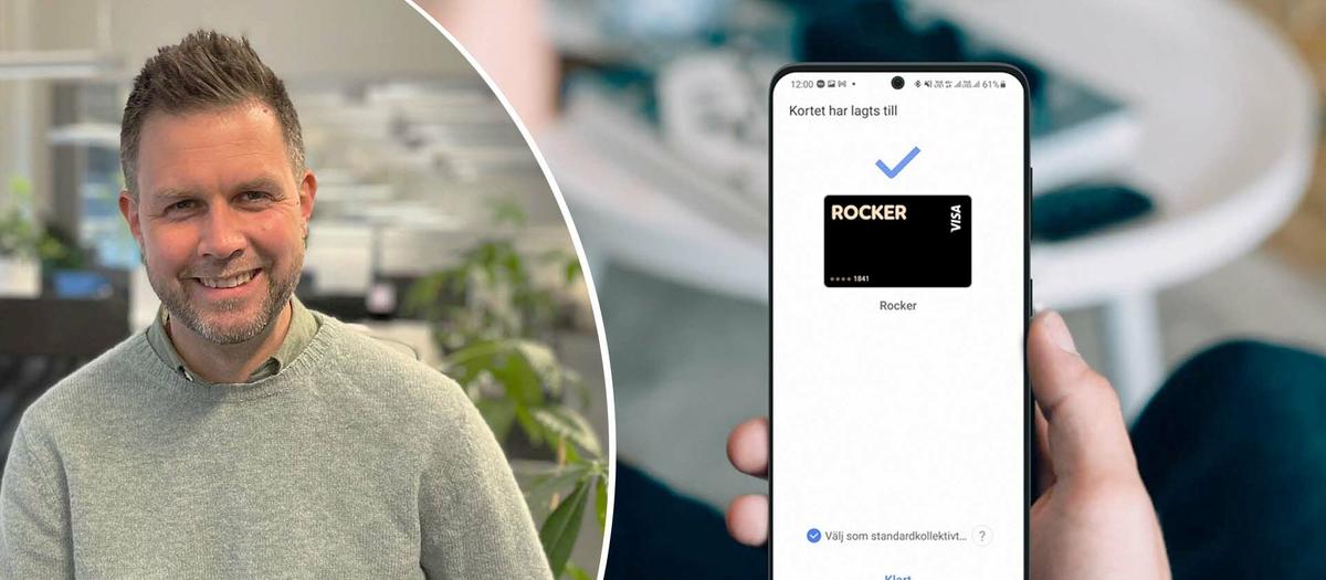 Jonas Hultin, vd för Rocker.
