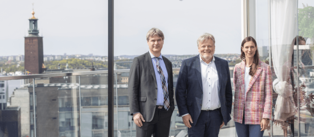 Richard Gröttheim, Thomas Erséus och Katarina Romberg.