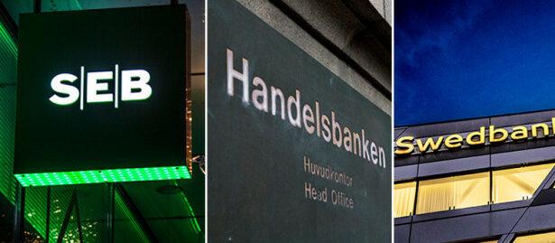 Bankernas vinster handlas till största rabatten på minst ett årtionde